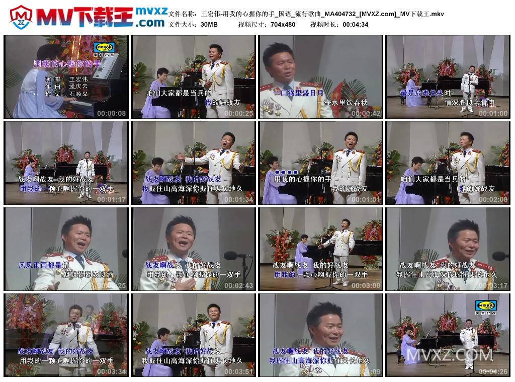 王宏伟-用我的心握你的手_国语_流行歌曲_MA404732